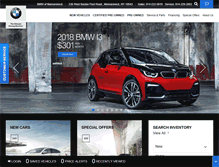 Tablet Screenshot of bmwofmamaroneck.com